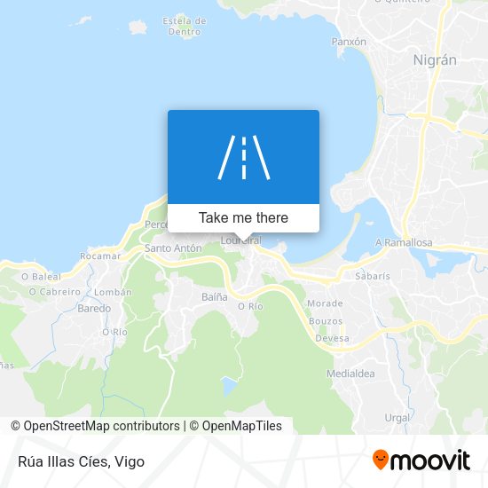 Rúa Illas Cíes map