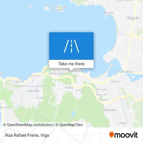 Rúa Rafael Freire map