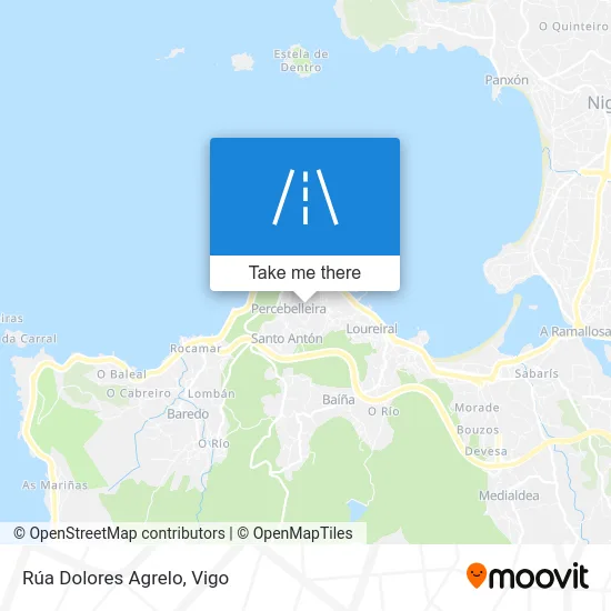 Rúa Dolores Agrelo map