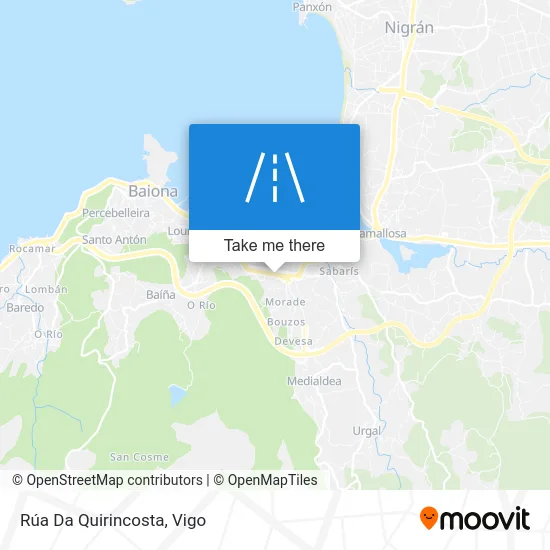 Rúa Da Quirincosta map
