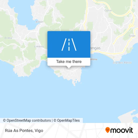 Rúa As Pontes map