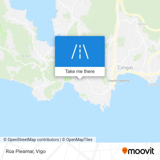 Rúa Pleamar map