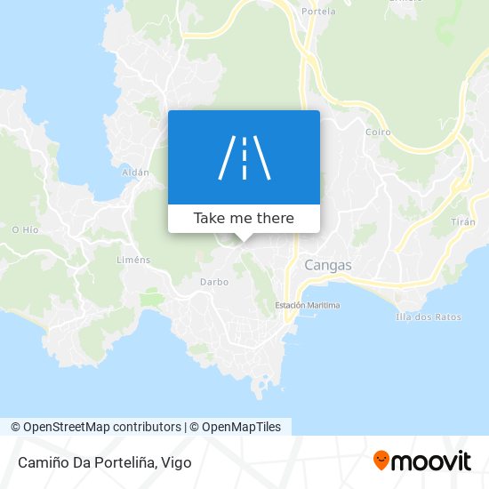 Camiño Da Porteliña map