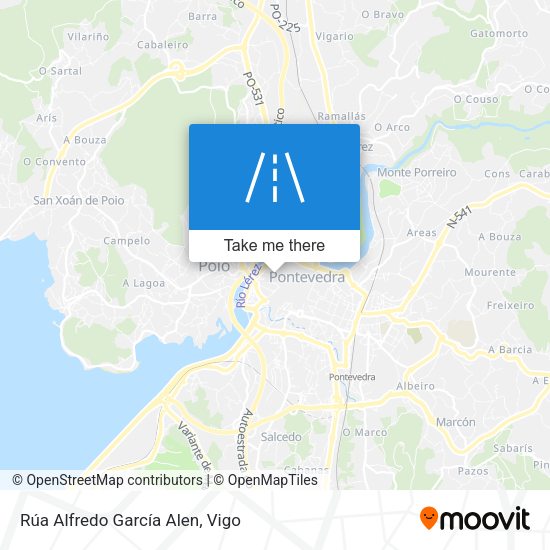 Rúa Alfredo García Alen map