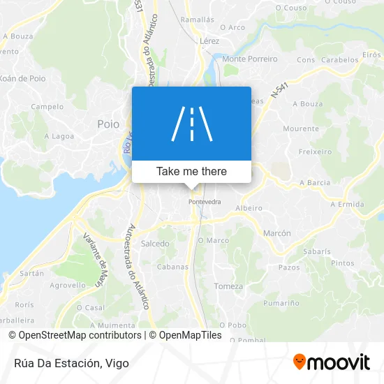 Rúa Da Estación map