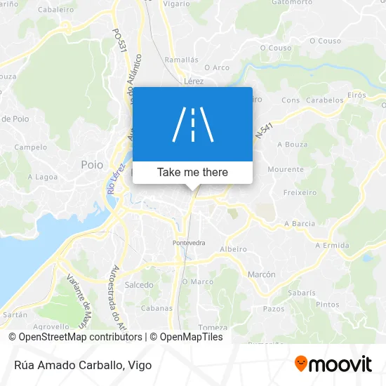 Rúa Amado Carballo map