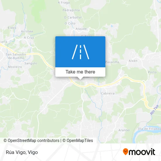 Rúa Vigo map