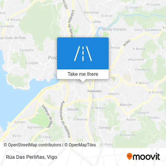 Rúa Das Perliñas map