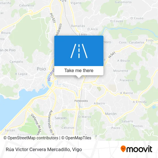 Rúa Victor Cervera Mercadillo map