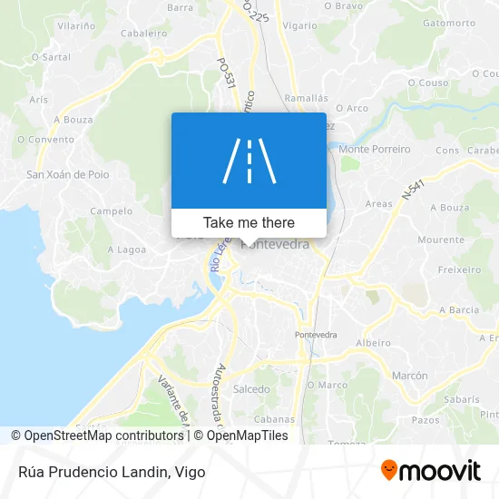 Rúa Prudencio Landin map
