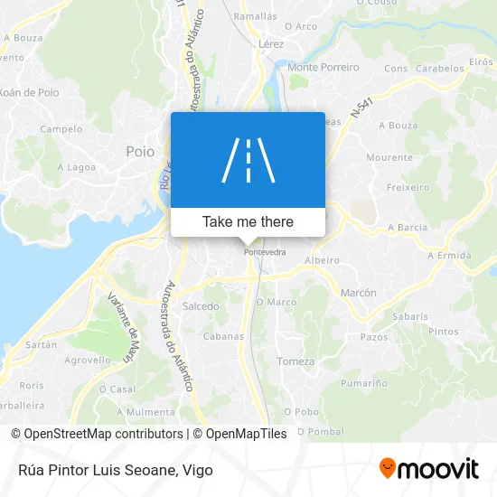 Rúa Pintor Luis Seoane map