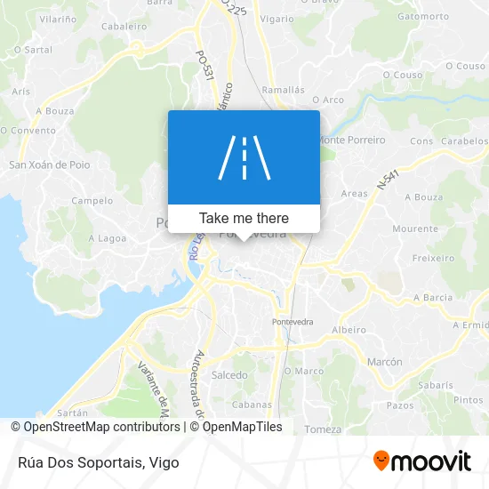 Rúa Dos Soportais map