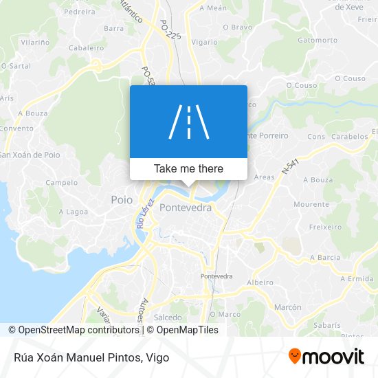 Rúa Xoán Manuel Pintos map