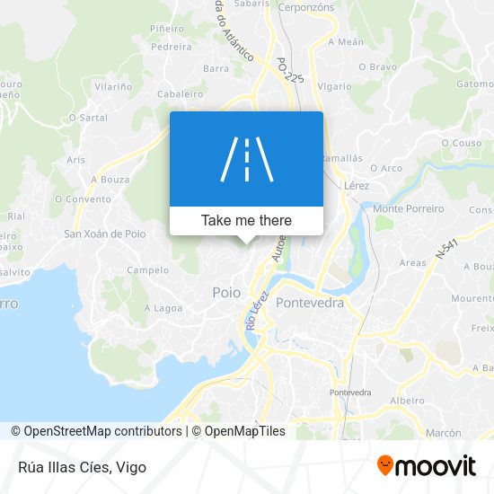 Rúa Illas Cíes map