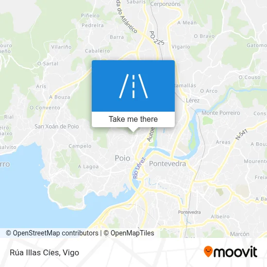 Rúa Illas Cíes map