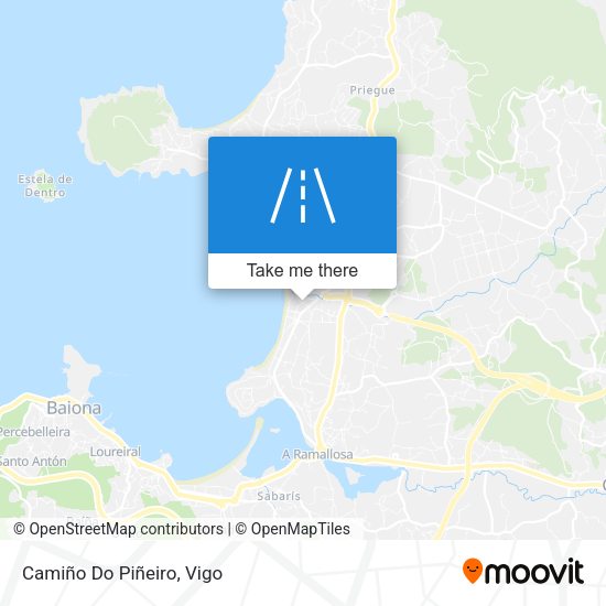Camiño Do Piñeiro map