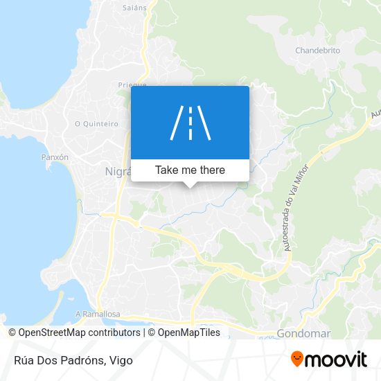 Rúa Dos Padróns map