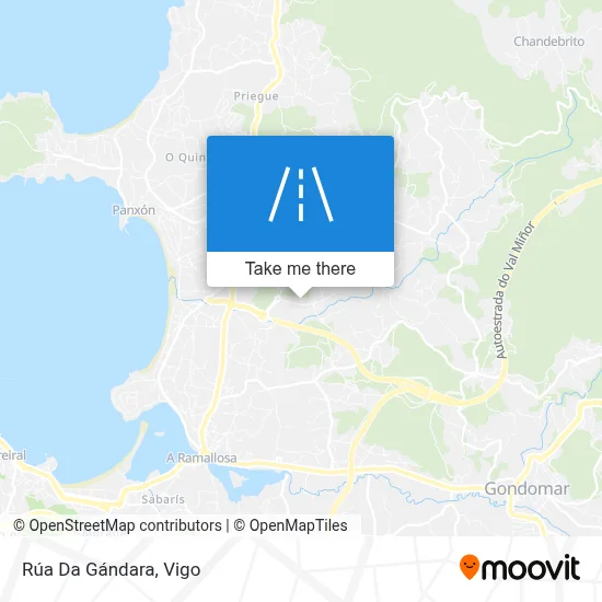 Rúa Da Gándara map