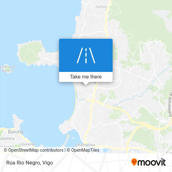 Rúa Rio Negro map