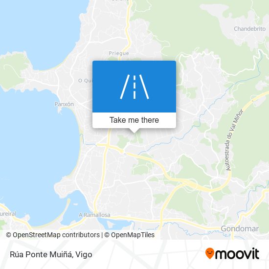 Rúa Ponte Muiñá map