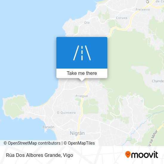 Rúa Dos Albores Grande map
