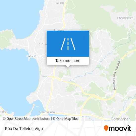 Rúa Da Telleira map