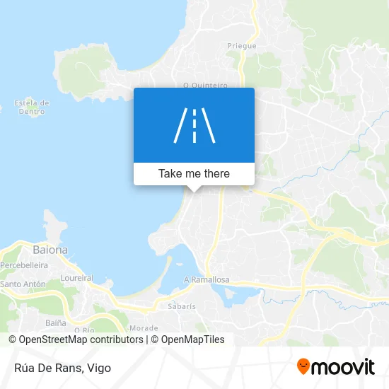 Rúa De Rans map