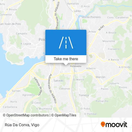 Rúa Da Corva map