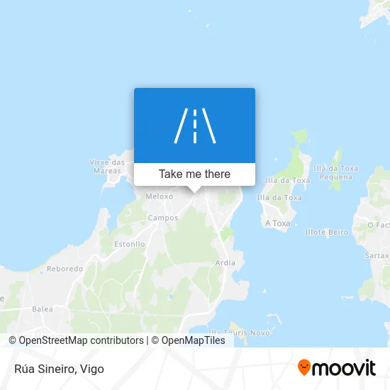 Rúa Sineiro map