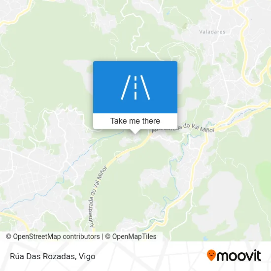 Rúa Das Rozadas map