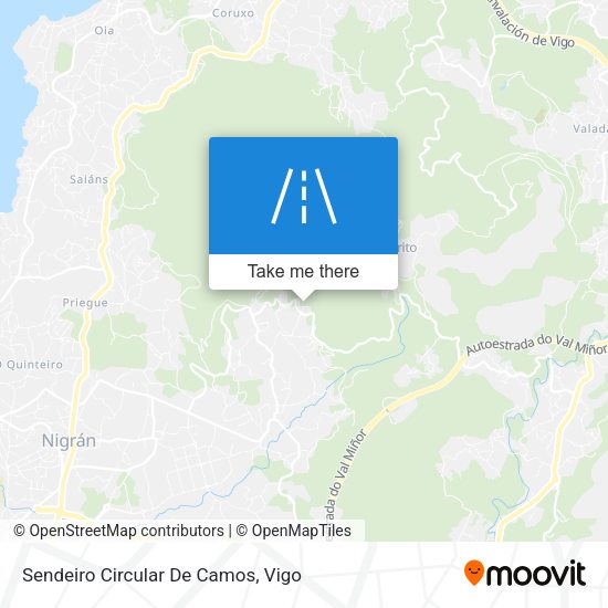 Sendeiro Circular De Camos map
