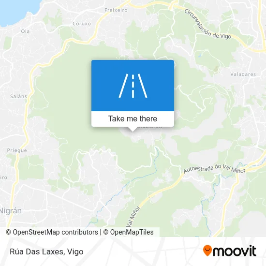 Rúa Das Laxes map