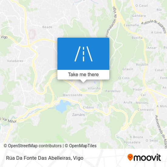 Rúa Da Fonte Das Abelleiras map