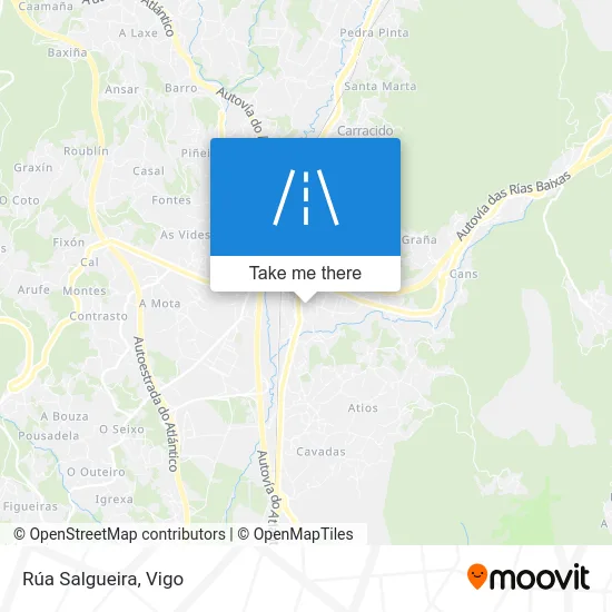 Rúa Salgueira map