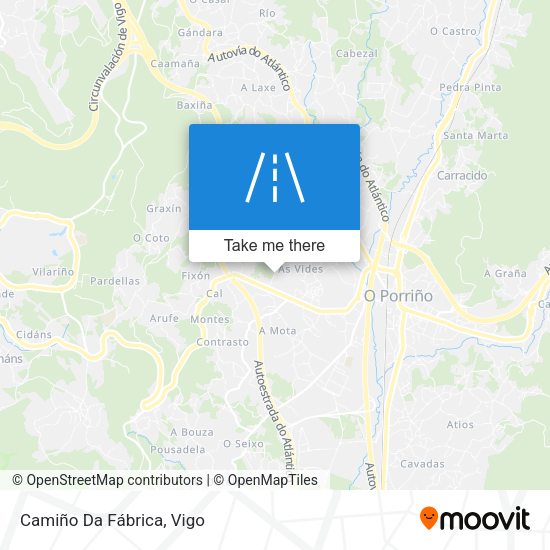 Camiño Da Fábrica map