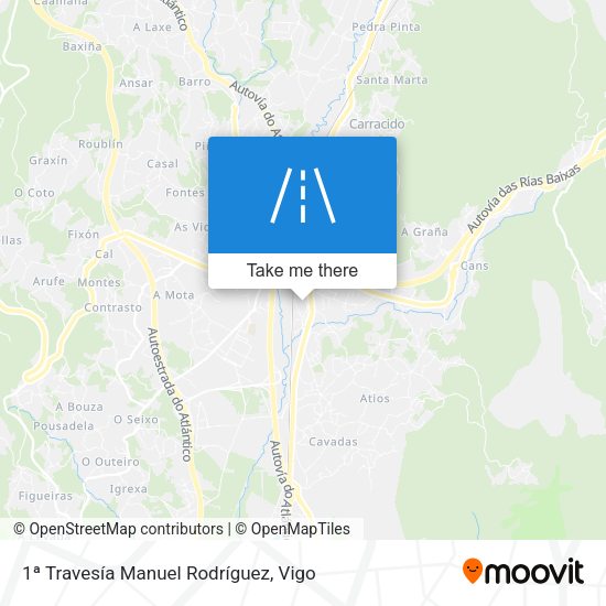 1ª Travesía Manuel Rodríguez map
