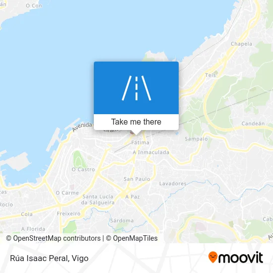 Rúa Isaac Peral map