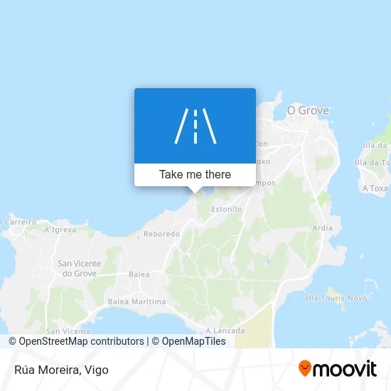 Rúa Moreira map