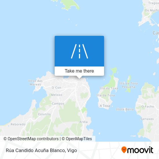Rúa Candido Acuña Blanco map