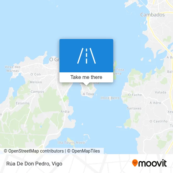 Rúa De Don Pedro map