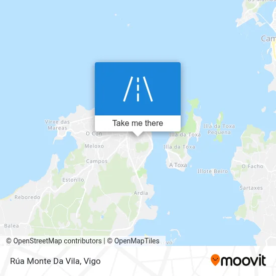 Rúa Monte Da Vila map