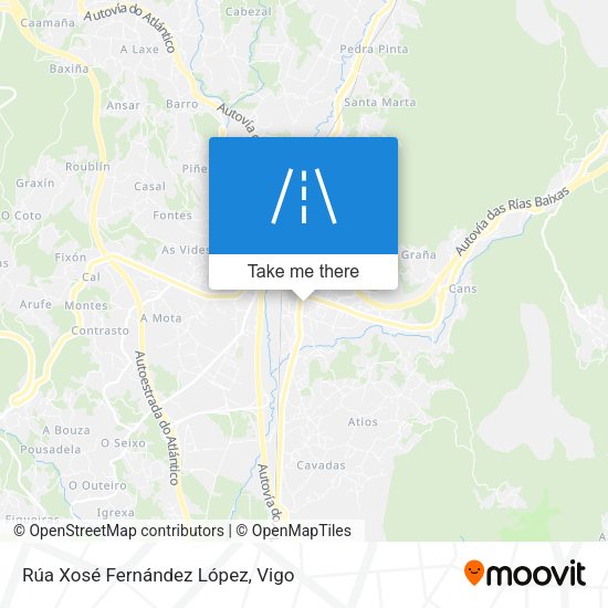 Rúa Xosé Fernández López map