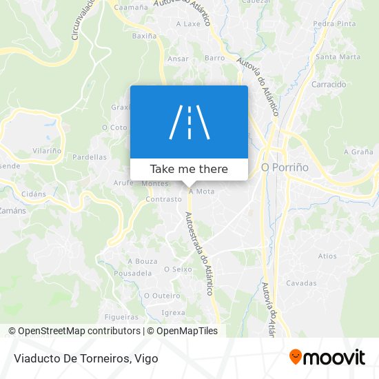 mapa Viaducto De Torneiros