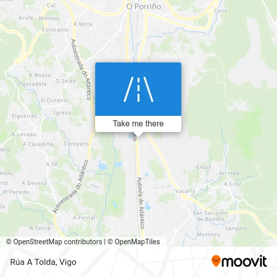 Rúa A Tolda map