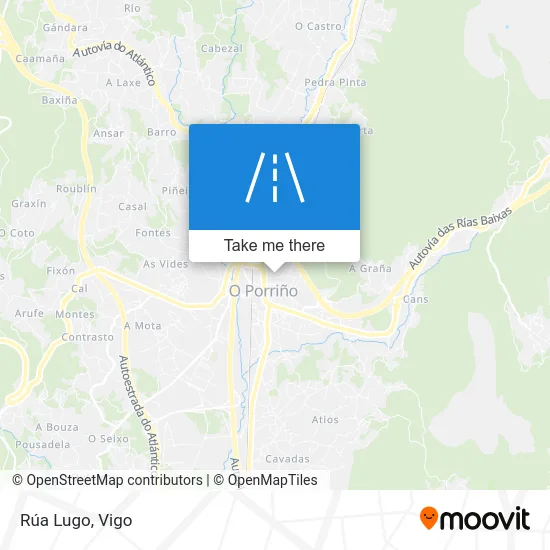 Rúa Lugo map