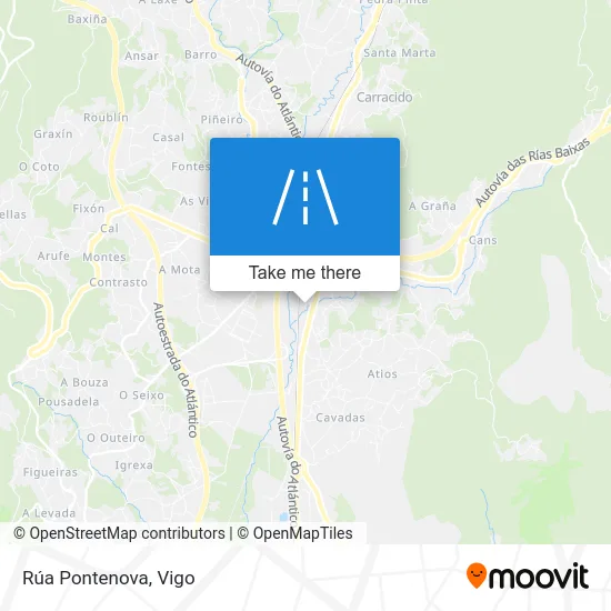 Rúa Pontenova map