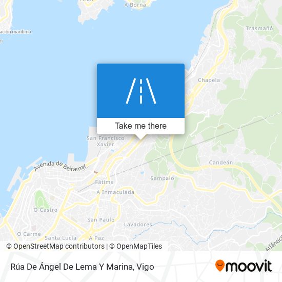 Rúa De Ángel De Lema Y Marina map