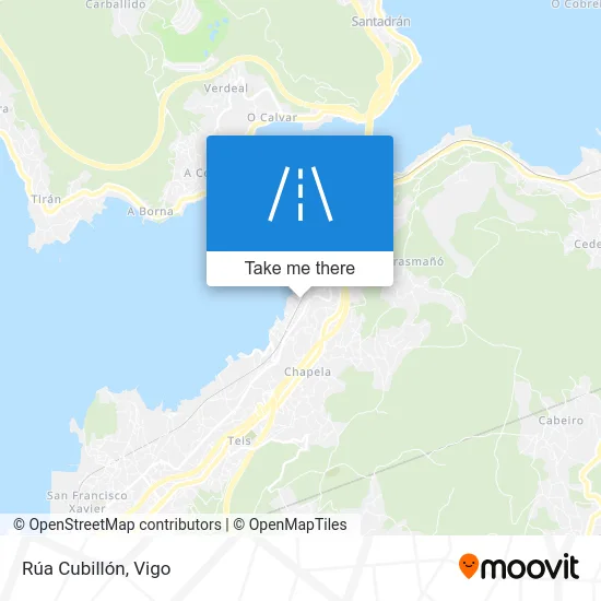 Rúa Cubillón map