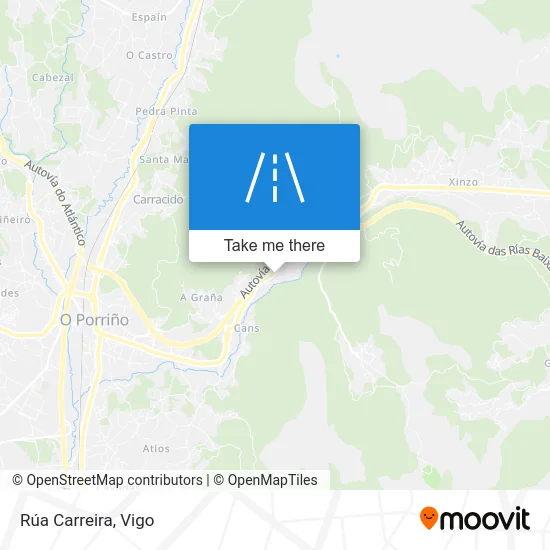 Rúa Carreira map