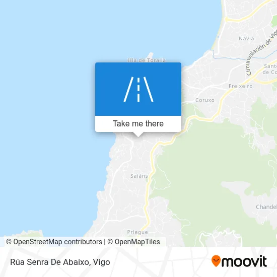 Rúa Senra De Abaixo map